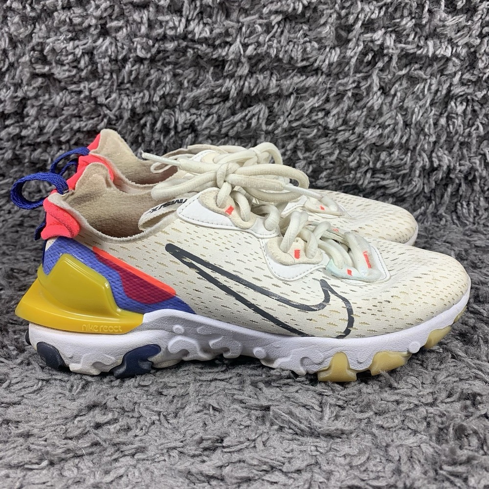 Nike 2020 React Vision White Astronomy Blue ‎ Ci7523-101 Women Sz 6 M - Picture 3 of 8